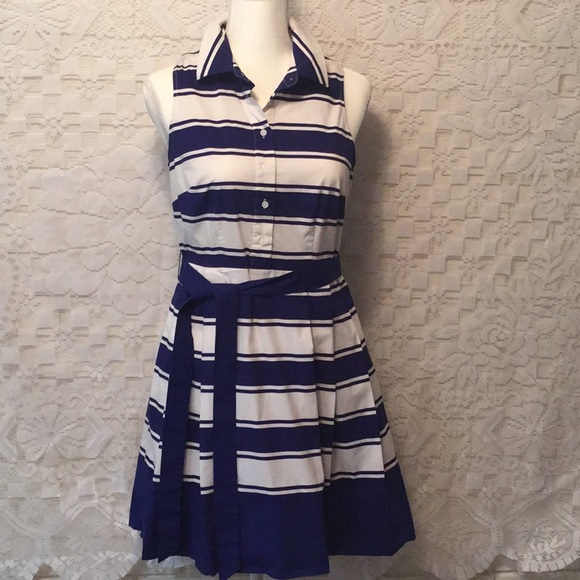 Milly Dresses & Skirts - Milly for Design Nation Sz 10 Blue/White Dress